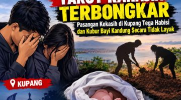 Takut Rahasia Terbongkar, Pasangan Kekasih di Kupang Tega Habisi dan Kubur Bayi Kandung Secara Tidak Layak 