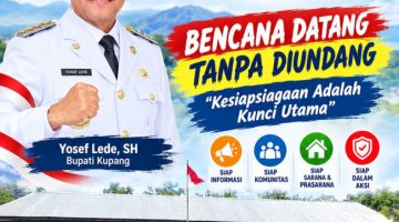 Bupati Kupang Yosef Lede di Puncak Bulan PRB 2026 “Bencana Datang Tanpa Diundang, Kesiapsiagaan Adalah Kunci Utama”